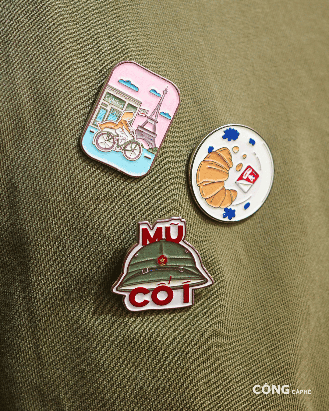 Small Pins, Big Stories: Discover Cộng Cà Phê Paris’ Limited Edition Collection