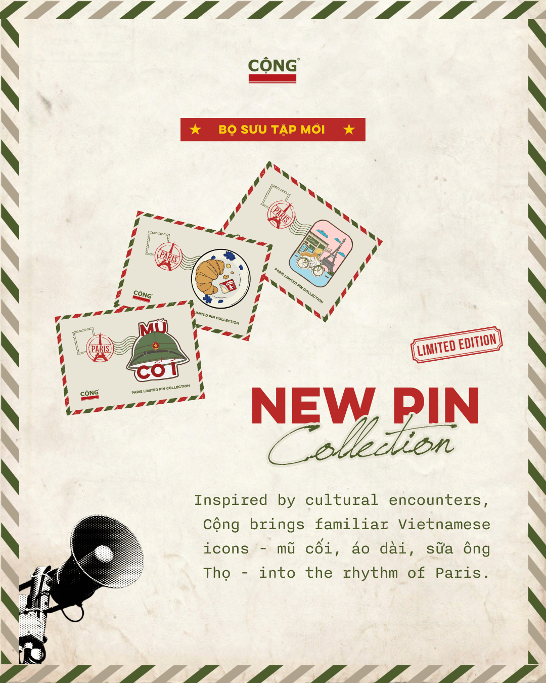 Petits pins, grandes histoires : découvrez la collection en édition limitée de Cộng Cà Phê Paris